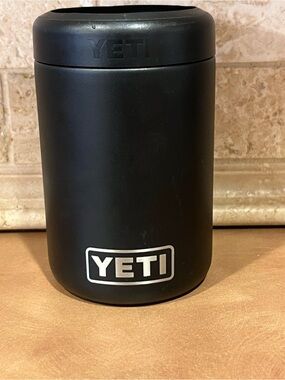 YETI Black 12 Oz Rambler Colster Can Insulator, Used